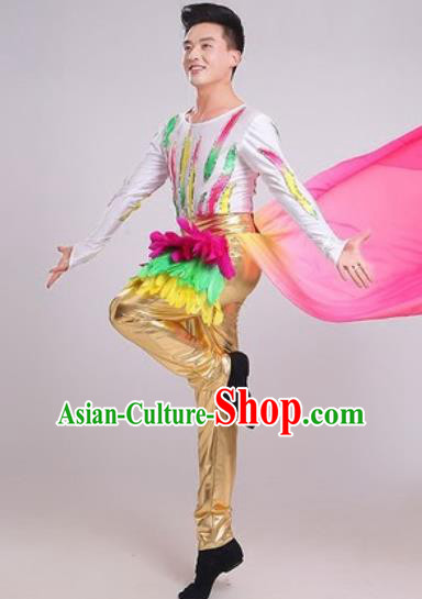 Chinese Traditional Classical Dance Costume Folk Dance Stage Performance Clothing for Men