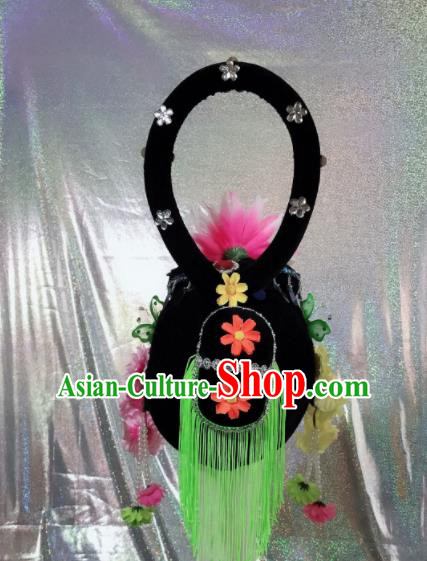 Chinese Traditional Beijing Opera Princess Wigs and Hairpins Peking Opera Peri Hair Accessories for Women