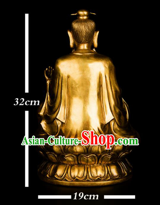 Chinese Traditional Feng Shui Items Bagua Decoration Brass Statue