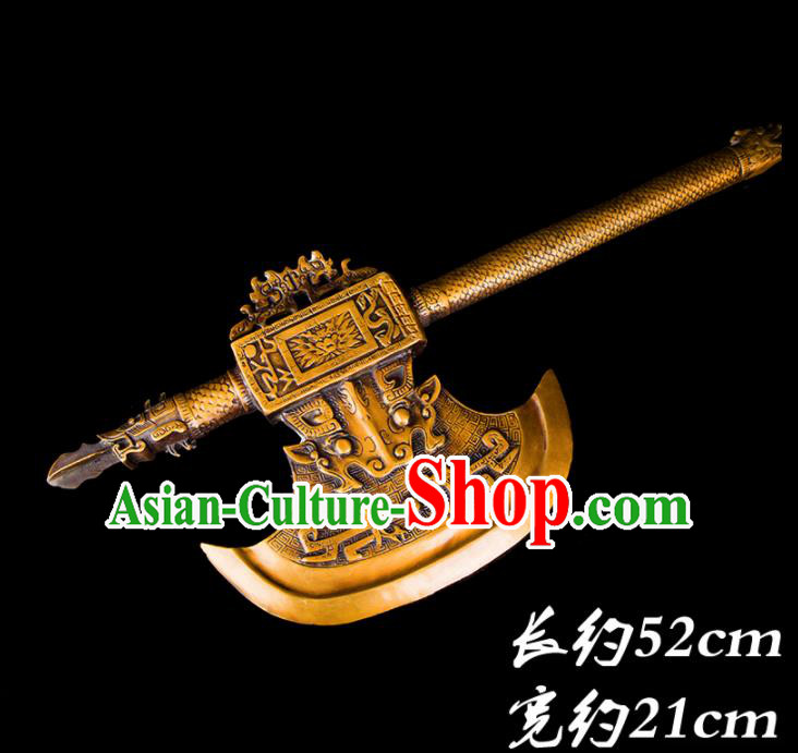Chinese Traditional Feng Shui Items Taoism Bagua Brass Axe Decoration