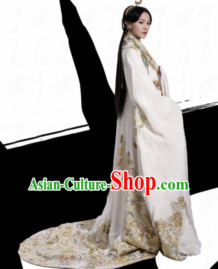 Chinese Ancient Warring States Period Princess Ya The Lengend of Haolan Historical Costume and Headpiece for Women