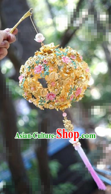 Chinese National Wedding Jewelry Accessories Handmade Traditional Tassel Lantern for Women