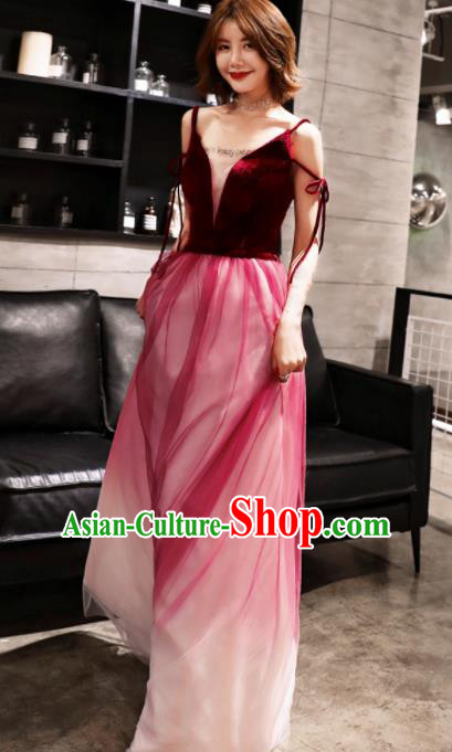 Professional Compere Full Dress Top Grade Modern Dance Stage Performance Costume for Women