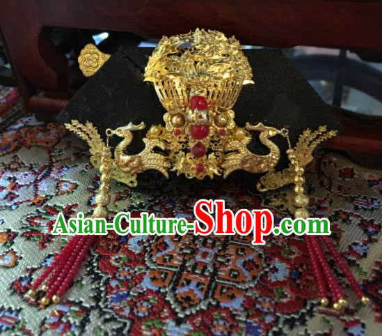 Chinese Ancient Manchu Headwear Traditional Qing Dynasty Palace Queen Hair Accessories for Women