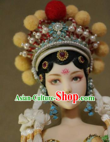 Chinese Ancient Beijing Opera Empress Phoenix Coronet Headwear Hairpins Traditional Palace Hair Accessories for Women