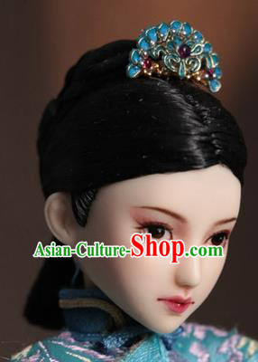 Chinese Ancient Palace Manchu Hairpins Traditional Qing Dynasty Imperial Consort Hair Accessories for Women