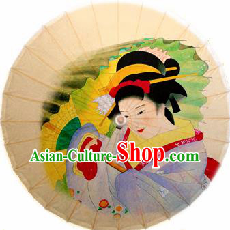 Handmade Chinese Traditional Umbrellas Ancient Printing Oiled Paper Umbrella