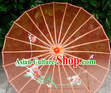Handmade Printing Red Oiled Paper Umbrellas Chinese Traditional Ancient Princess Umbrella
