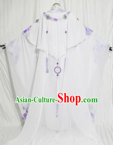 Traditional Chinese Jin Dynasty Princess Hanfu Dress Ancient Swordswoman Embroidered Costume for Women