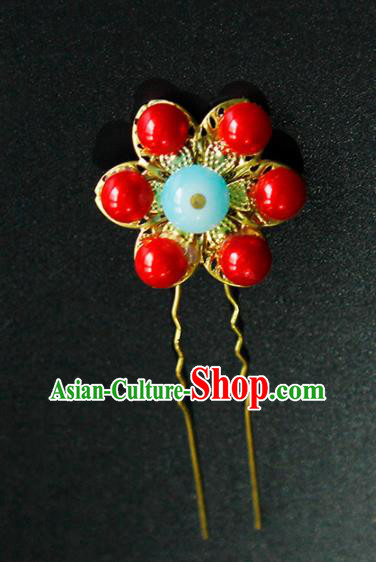 Traditional Chinese Wedding Hanfu Hairpins Handmade Ancient Bride Hair Accessories for Women