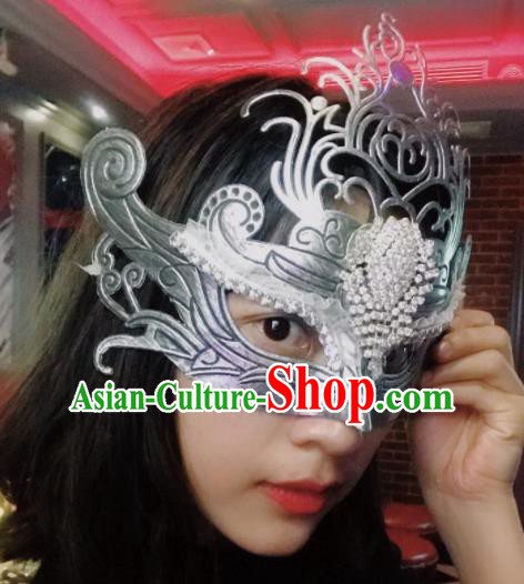 Top Halloween Stage Show Cosplay Face Mask Brazilian Carnival Catwalks Accessories for Women