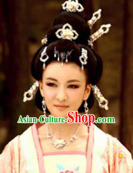 Handmade Chinese Han Dynasty Court Hairpins Traditional Hanfu Hair Clips Ancient Queen Hair Accessories for Women