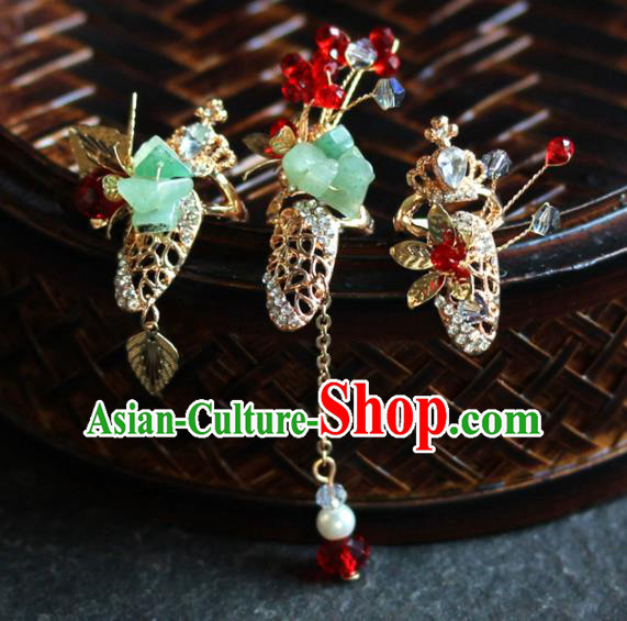Chinese Traditional Wedding Fingernail Decoration Ancient Bride Nail Accessories for Women