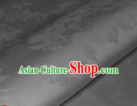 Chinese Traditional Royal Pattern White Brocade Material Cheongsam Classical Fabric Satin Silk Fabric