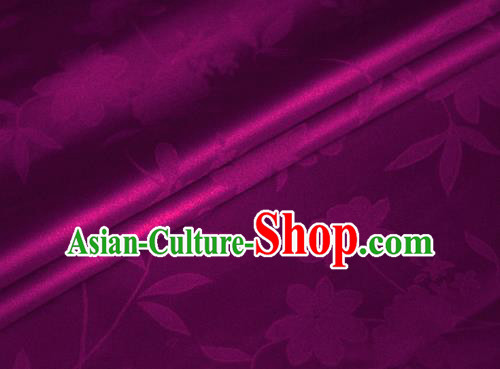 Chinese Traditional Hanfu Royal Pattern Rosy Brocade Material Cheongsam Classical Fabric Satin Silk Fabric