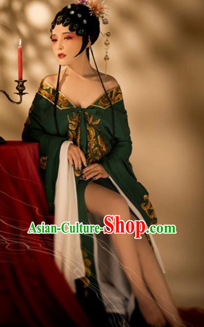 Chinese Ancient Palace Lady Hanfu Dress Traditional Beijing Opera Imperial Concubine Historical Costume for Women