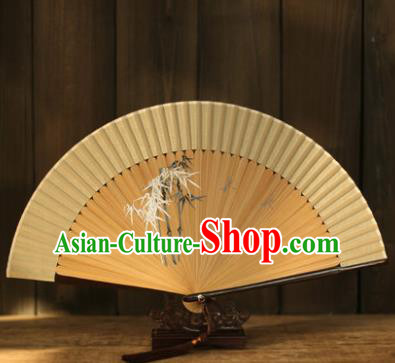 Chinese Traditional Handmade Printing Bamboo Fans Classical Folding Fans for Women