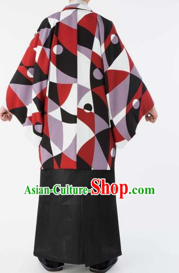 Japanese Traditional Samurai Haori Kimono Asian Japan Handmade Warrior Yukata Costume for Men