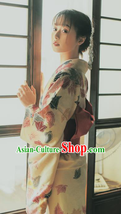 Japanese Traditional Costume Furisode Kimono Dress Asian Japan Yukata for Women