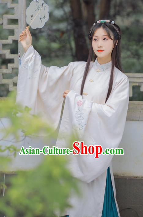 Chinese Ancient Court Lady Embroidered Hanfu Dress Ming Dynasty Princess Historical Costume for Women