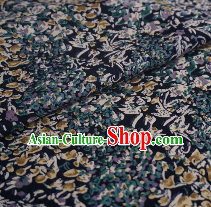 Asian Chinese Traditional Pattern Design Watered Gauze Cheongsam Silk Fabric Chinese Fabric Material