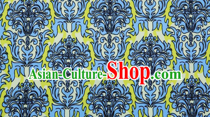 Asian Chinese Traditional Classical Pattern Brocade Cheongsam Silk Fabric Chinese Satin Fabric Material