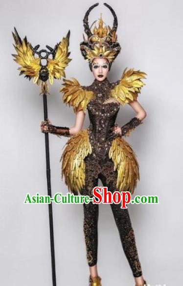 Handmade Modern Fancywork Stage Show Clothing Halloween Cosplay Queen Fancy Ball Costume for Women