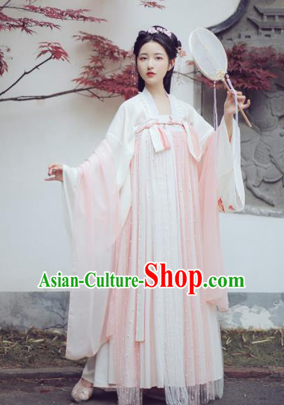 Ancient Chinese Tang Dynasty Princess Hanfu Dress Traditional Palace Court Historical Costume for Women
