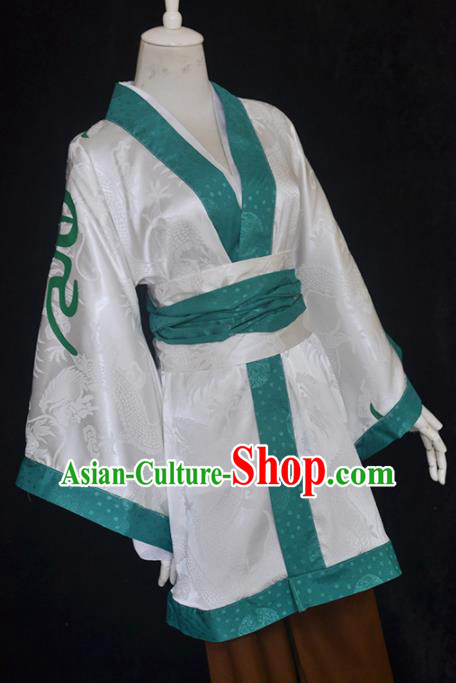 Traditional Chinese Cosplay Servant Clothing Ancient Livehand Costume for Men