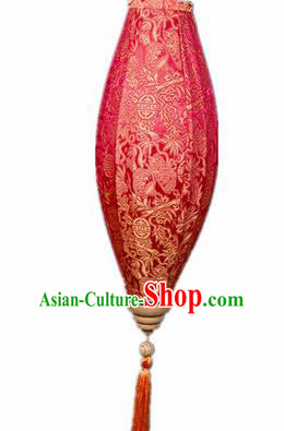 Handmade Chinese Traditional Lantern Red Silk Lanterns Ceiling Lamp New Year Lantern