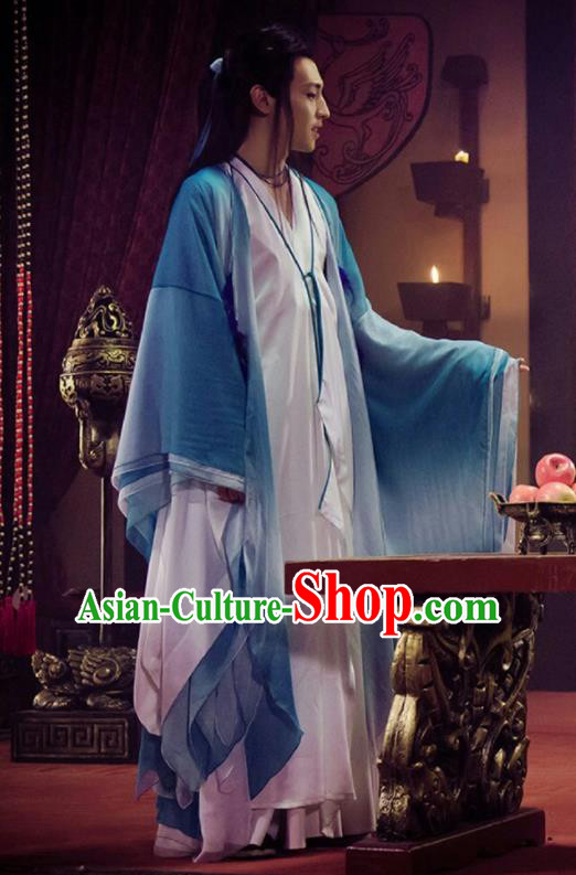 Drama Hoshin Engi Chinese Traditional Ancient Shang Dynasty Nobility Childe Historical Costume for Men