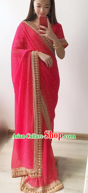 Indian Traditional Court Princess Sari Dress Asian India Bollywood Embroidered Costume for Women