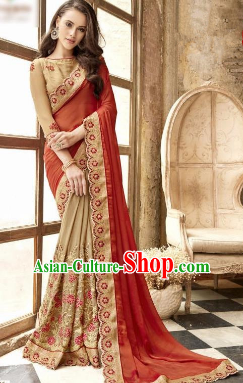 Asian India Traditional Sari Dress Indian Bollywood Court Bride Costume Complete Set for Women
