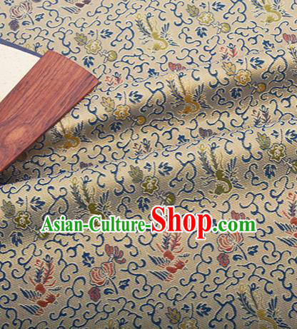 Chinese Traditional Hanfu Silk Fabric Classical Phoenix Pattern Design Brocade Tang Suit Fabric Material