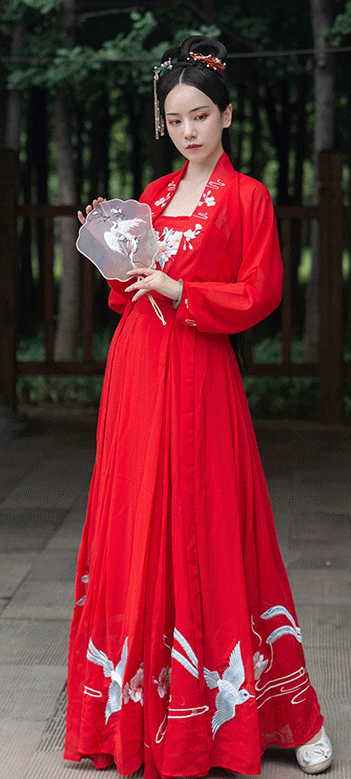 Traditional Chinese Ming Dynasty Wedding Hanfu Dress Ancient Bride Princess Embroidered Historical Costume for Women