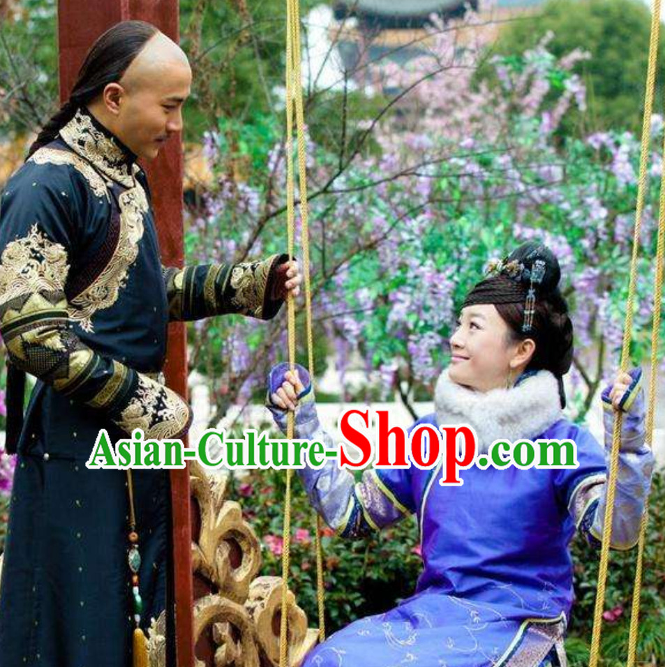 TV Drama Beauties Without Tears Hai Lanzhu Qing Dynasty Imperial Costume Clothing Complete Set