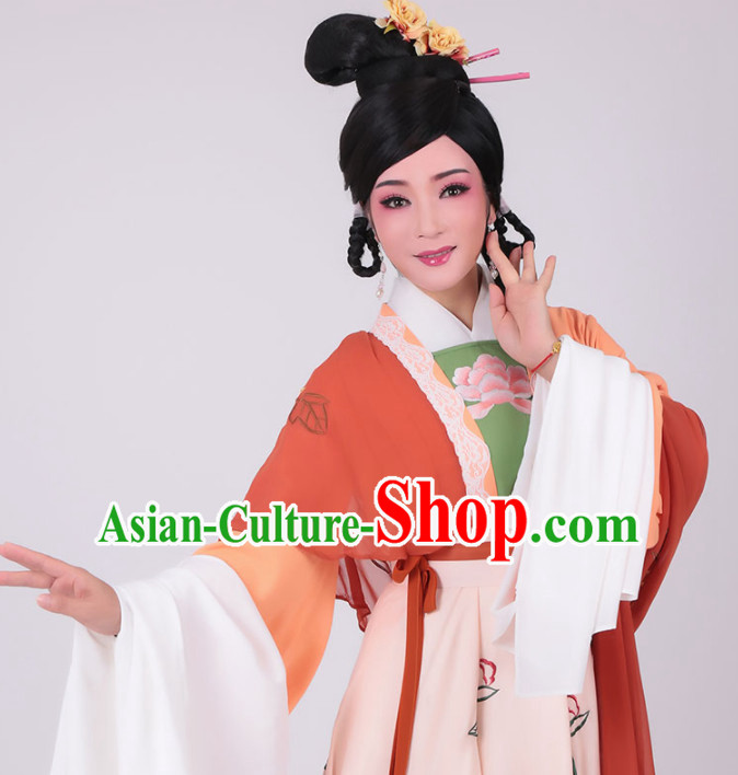 Chinese Traditional Peking Opera Actress Queen Dress Ancient Court Lady Embroidered Costume for Women