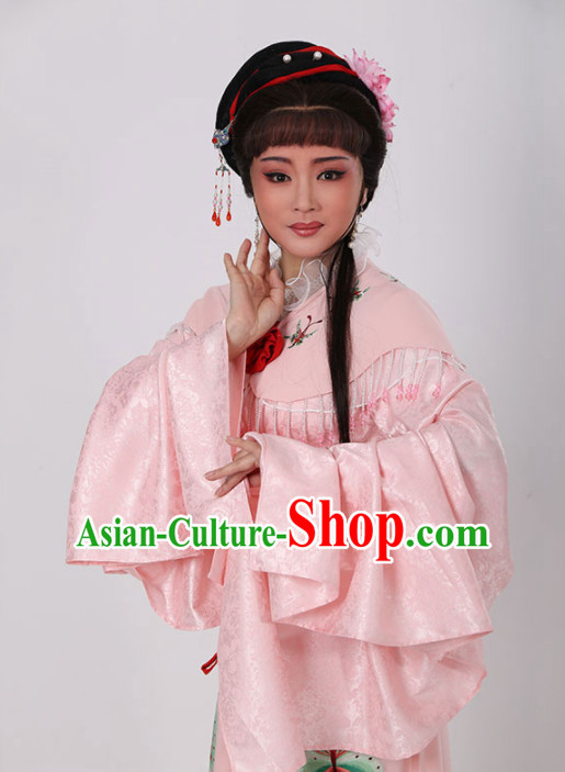 Chinese Traditional Peking Opera Actress Pink Dress Ancient Nobility Lady Embroidered Costume for Women