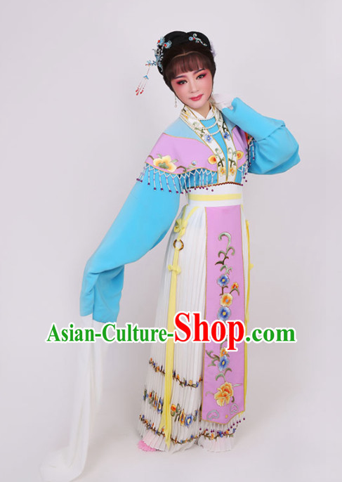 Chinese Traditional Peking Opera Diva Dress Ancient Imperial Empress Embroidered Costume for Women