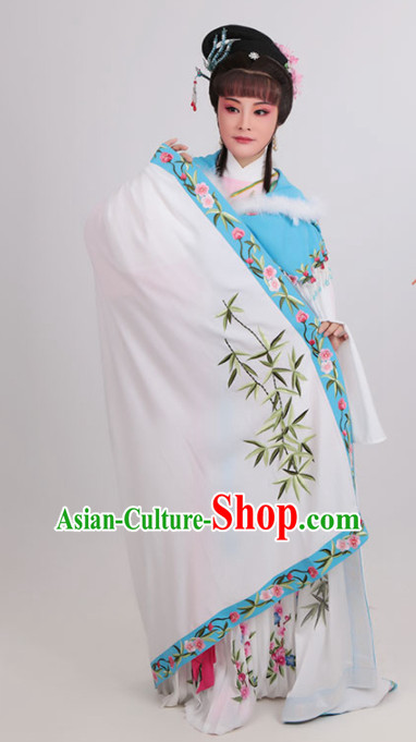Chinese Traditional Opera Court Princess Dress Ancient Beijing Opera Diva Embroidered Costume for Women