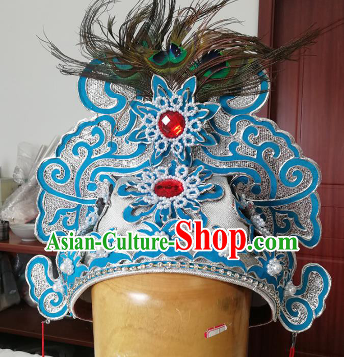 Chinese Ancient Nobility Childe Hat Traditional Beijing Opera Niche Headwear Hair Accessories for Adults