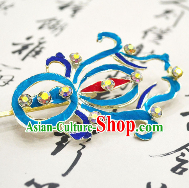 Chinese Ancient Queen Hairpins Palace Hair Clip Traditional Beijing Opera Diva Court Hair Accessories for Adults