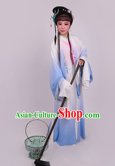 Chinese Traditional Peking Opera Actress Embroidered Dress Ancient Nobility Lady Costume for Women