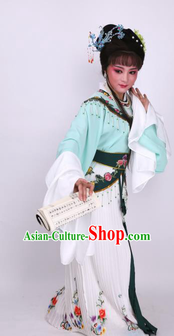 Chinese Traditional Opera Peri Dress Ancient Beijing Opera Diva Embroidered Costume for Women