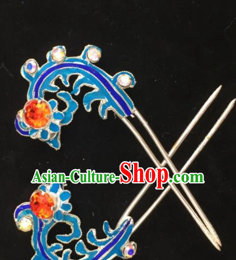 Chinese Ancient Princess Phoenix Hairpins Hair Clip Traditional Beijing Opera Diva Headwear Hair Accessories for Adults
