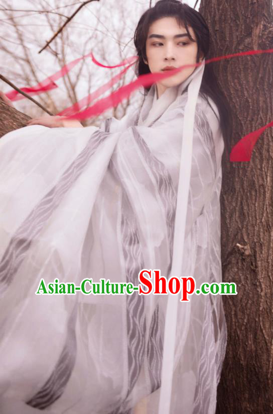 Chinese Ancient Jin Dynasty Swordswoman Hanfu Clothing Traditional Female Knight Replica Costume for Women