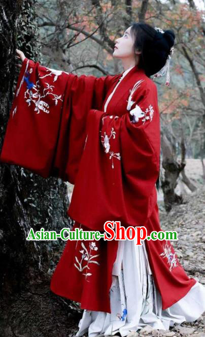 Traditional Chinese Ming Dynasty Palace Princess Hanfu Dress Ancient Court Wedding Replica Costumes for Women