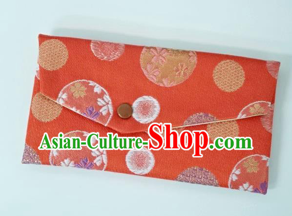 Japanese Traditional Brocade Handbag Asian Japan Nishijin Satin Bags Wallet