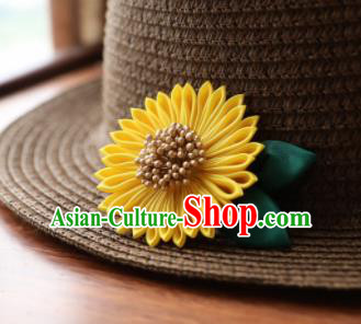 Japanese Traditional Hair Accessories Asian Japan Chrysanthemum Hair Claw for Women