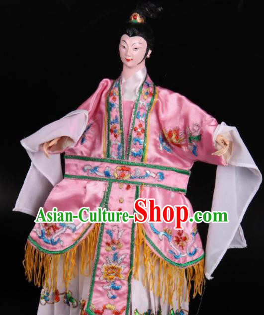 Traditional Chinese Beauty Xi Shi Puppet Marionette Puppets String Puppet Wooden Image Arts Collectibles